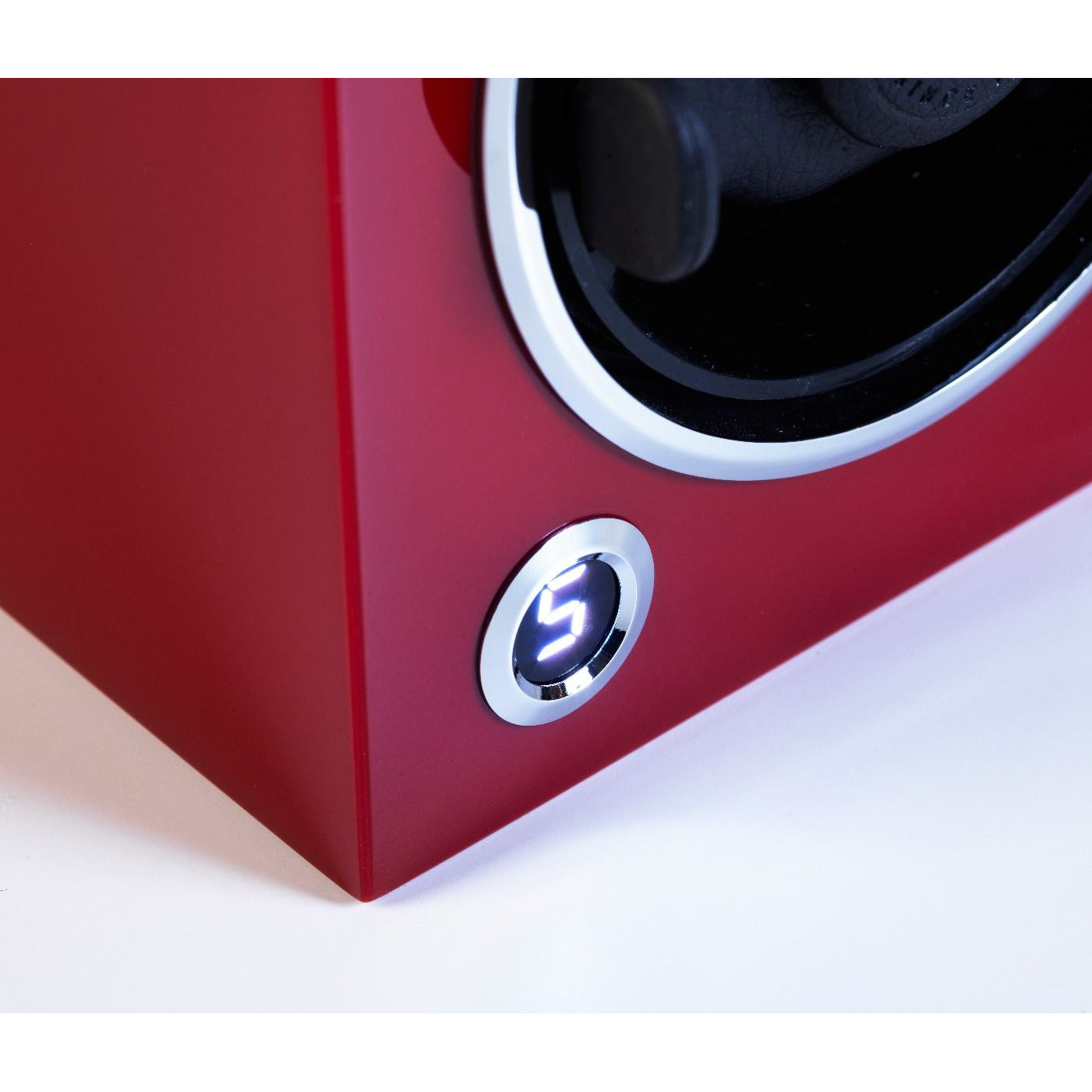 Rapport Evolution Cube Watch Winder Single in Red EVO43 - Watchwindersplus