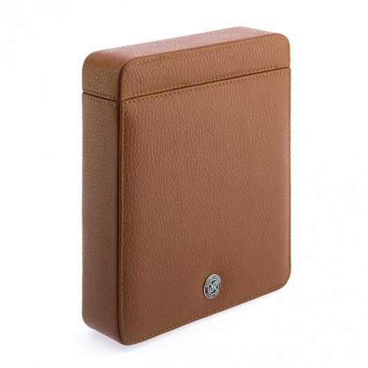 Rapport Berkeley Watch Slipcase Double in Brown Leather D171 - Watchwindersplus