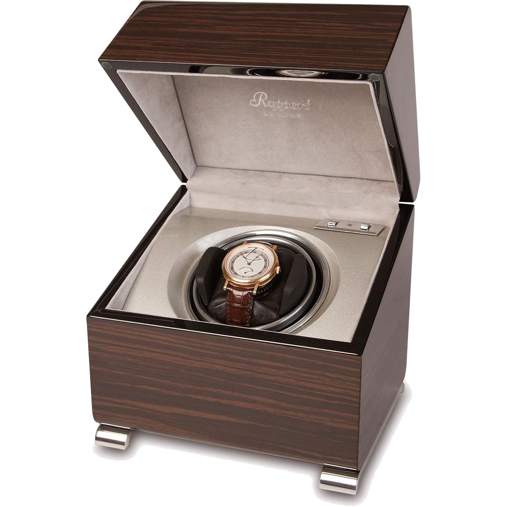 Rapport Vogue Watch Winder Single in Macassar W341 - Watchwindersplus