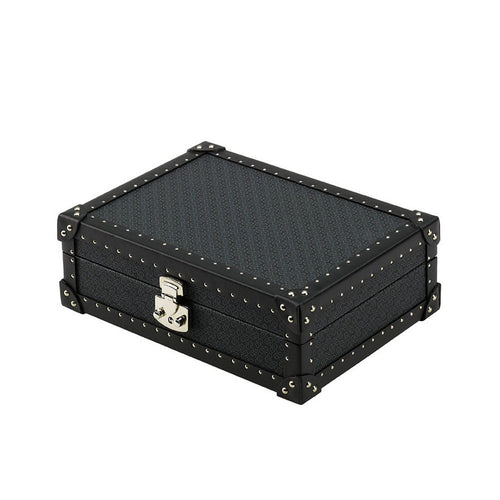 Rapport - Monogram Multi-Storage Box in Black Leather