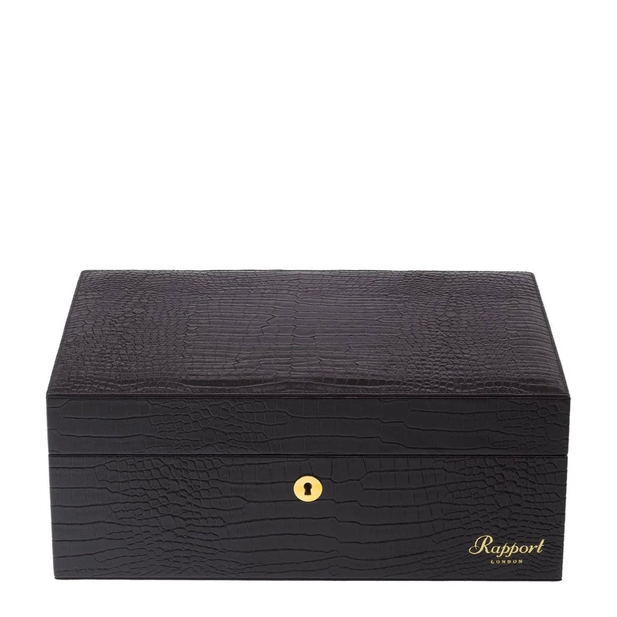 Rapport - Brompton Humidor in Brown Croco | D021