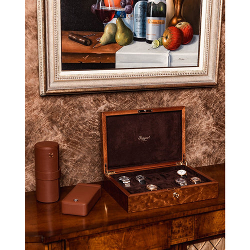 Rapport Heritage 10 Watch Box in Walnut Burr L275
