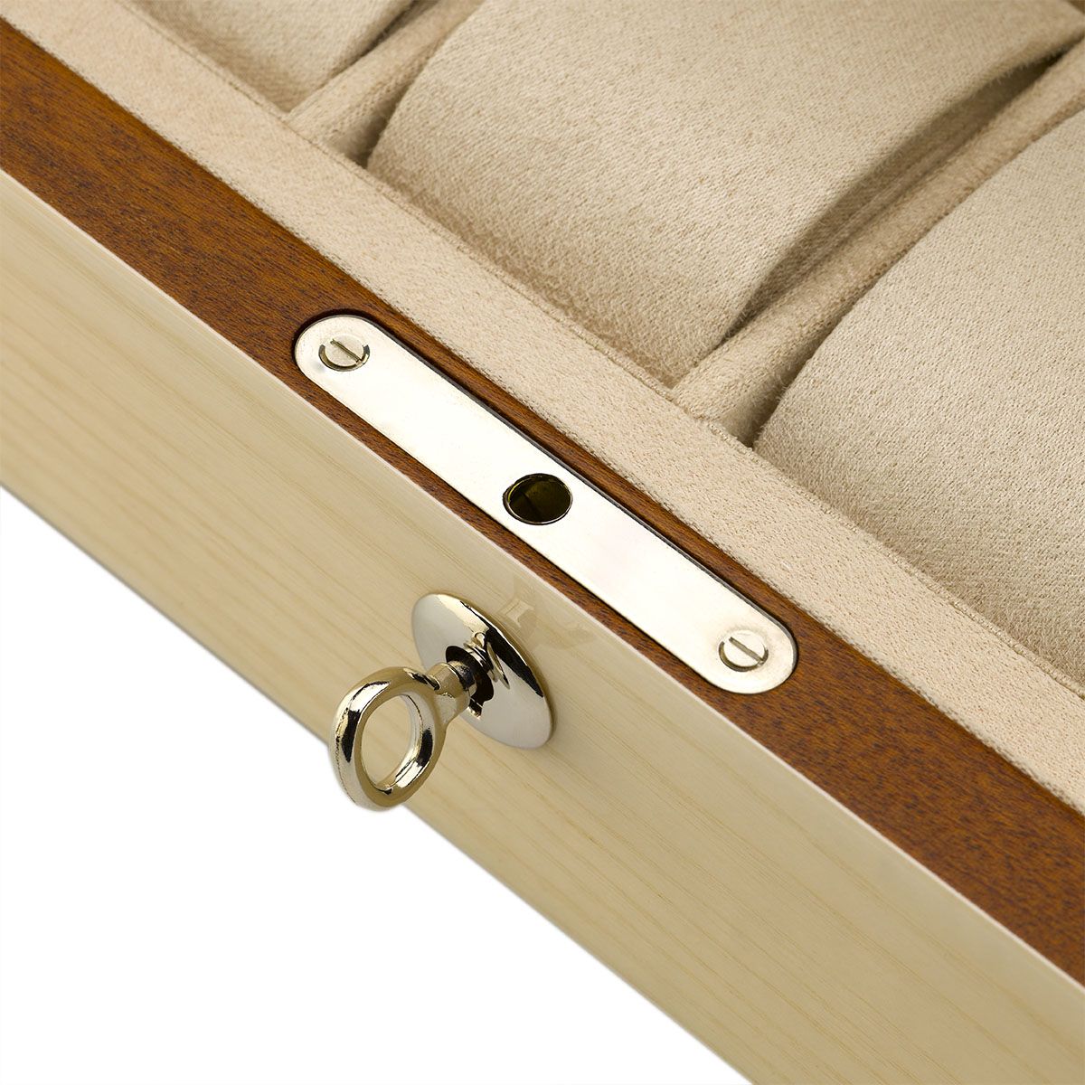 Rapport Optic Collector Watch Box in Natural L428 - Watchwindersplus