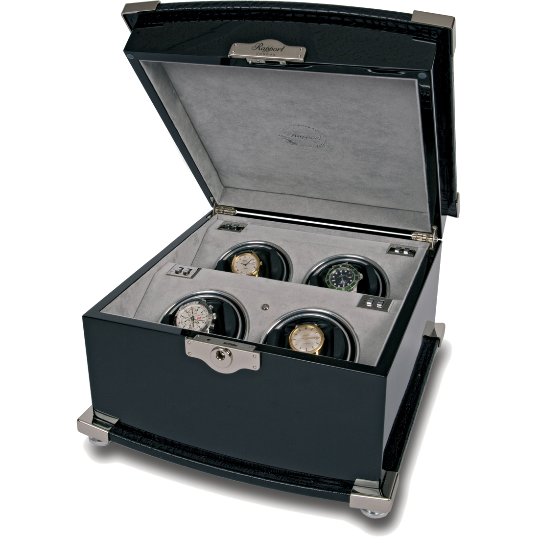 Rapport Serpentine Optima Quad Watch Winder W224 - Watchwindersplus