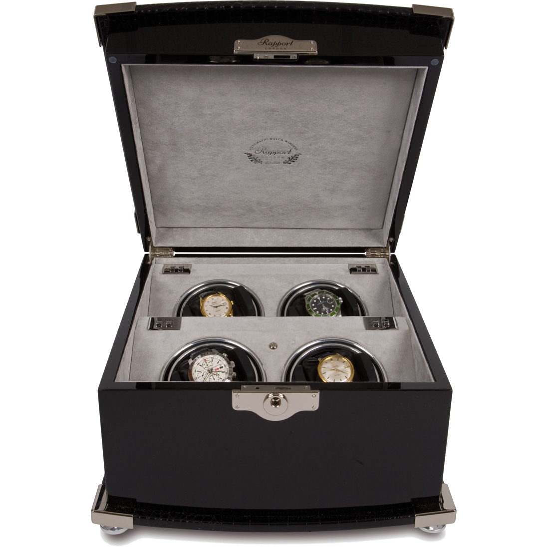 Rapport Serpentine Optima Quad Watch Winder W224 - Watchwindersplus