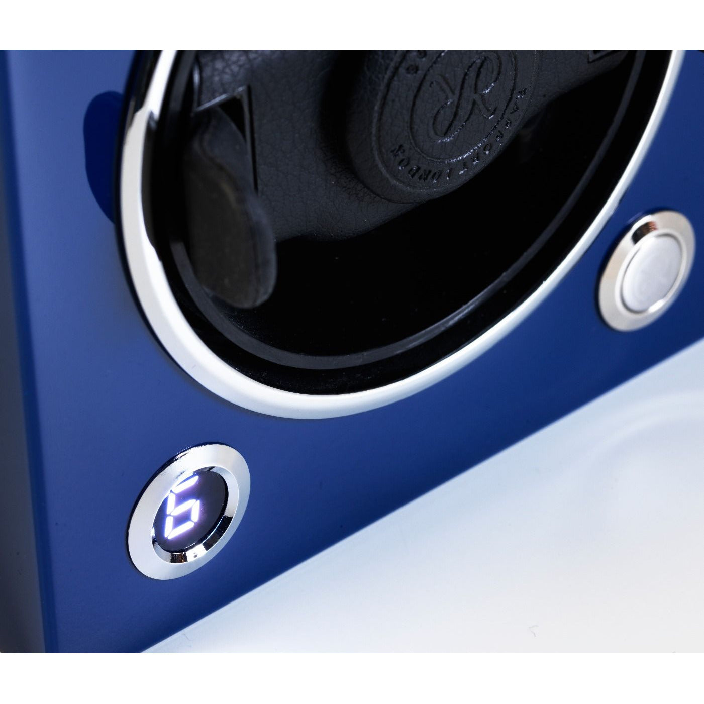 Rapport Evolution Cube Watch Winder Single in Blue EVO42 - Watchwindersplus