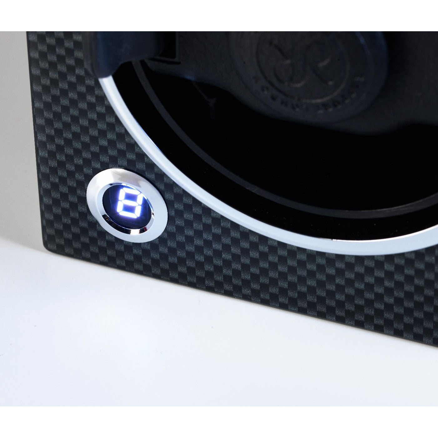 Rapport Evolution Cube Watch Winder Single in Carbon EVO50 - Watchwindersplus