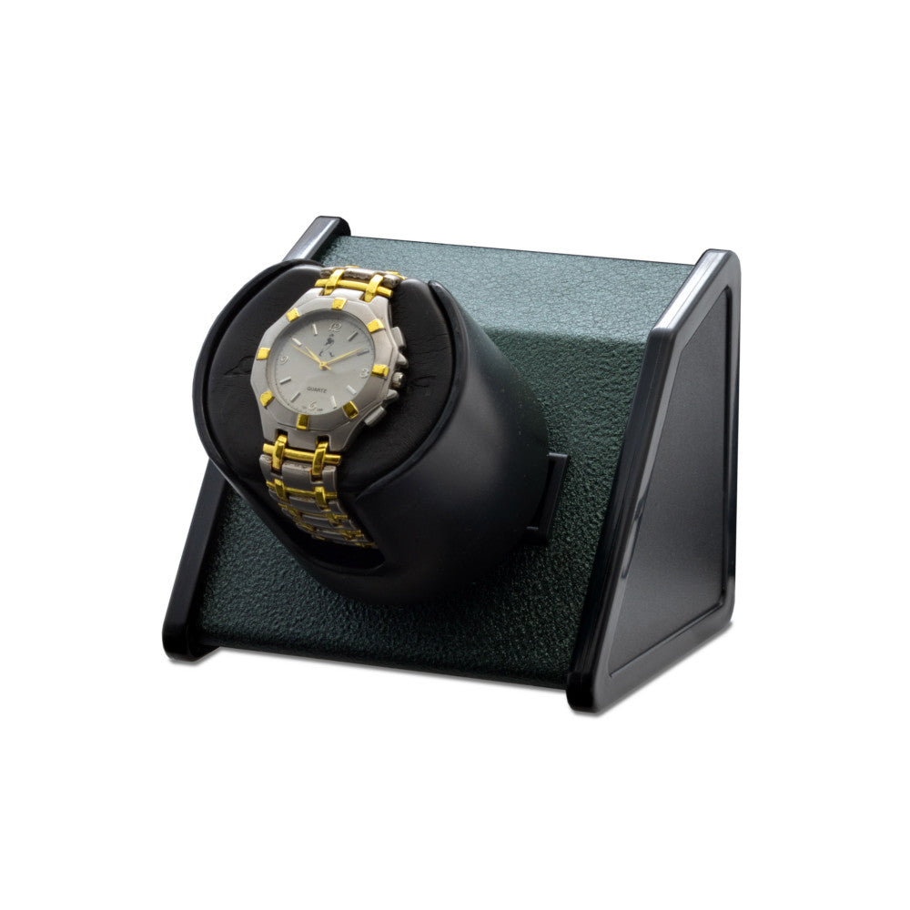 Orbita Sparta Single-Unit Watch Winder in Bold Green - Watchwindersplus