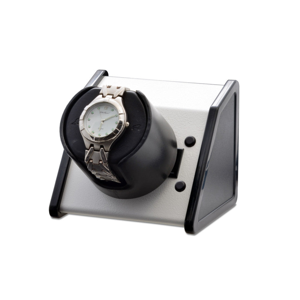 Orbita Sparta Single-Unit Watch Winder in Bold White - Watchwindersplus