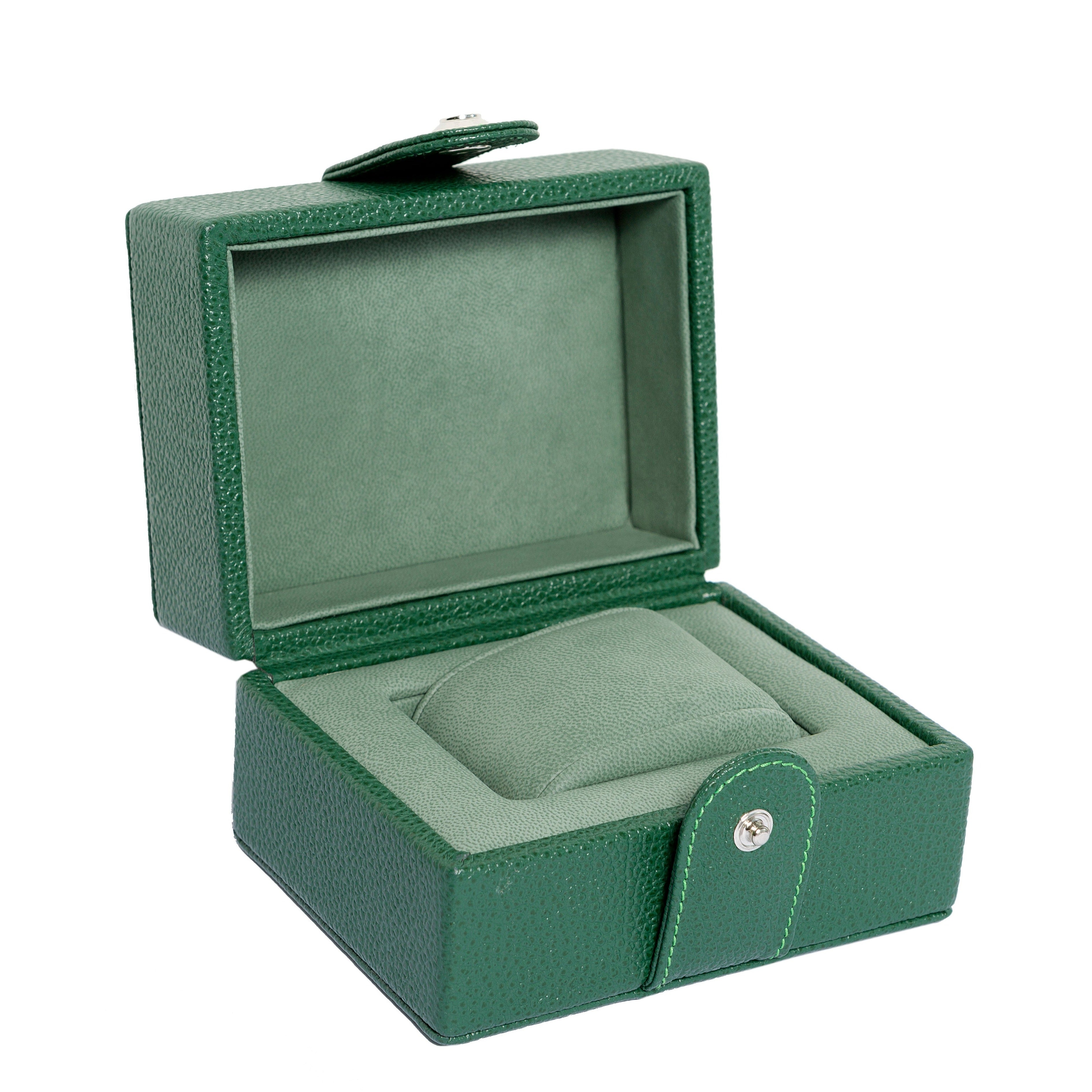 Underwood (London) - Single Watch Storage Case in Green Leather