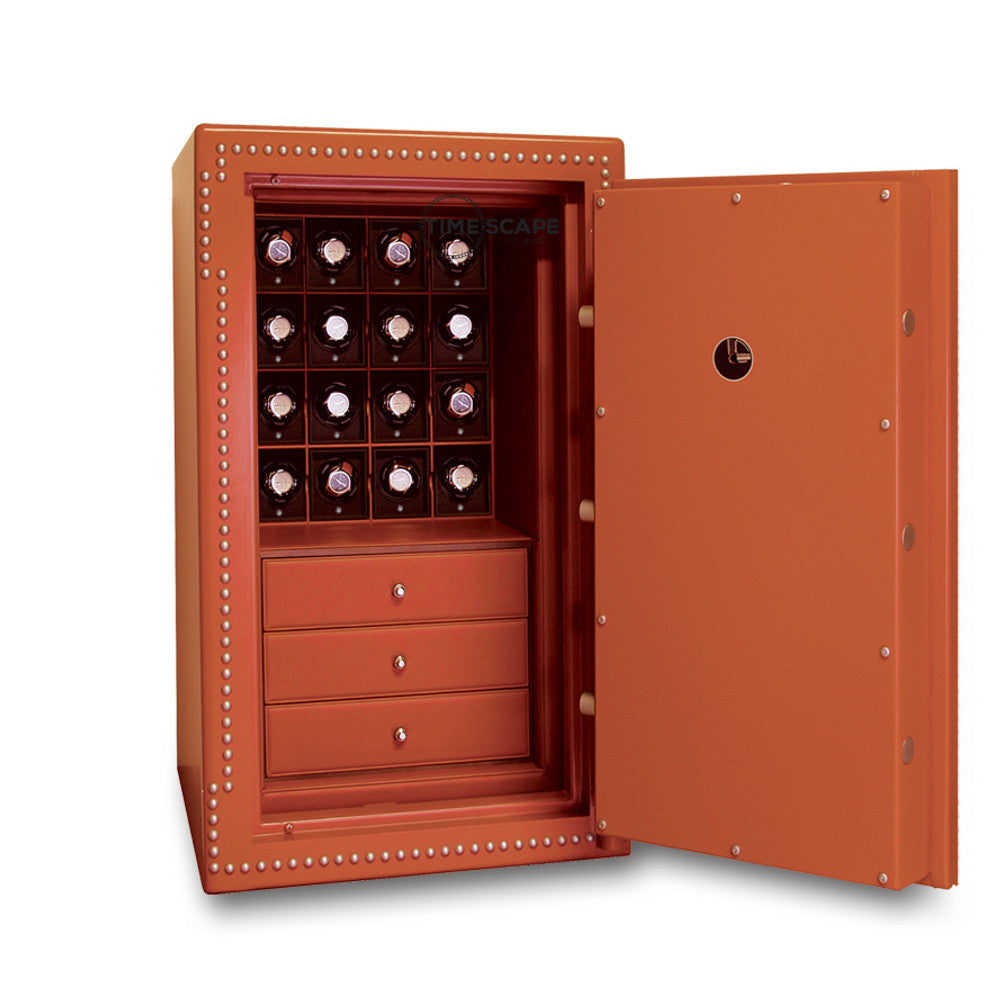 Underwood (London) - 16-Unit Safe in Tan Leather