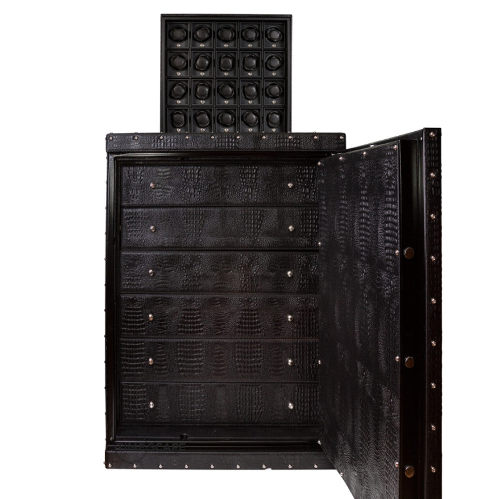 Underwood (London) - 25-Unit Concealed Safe in Black Croco