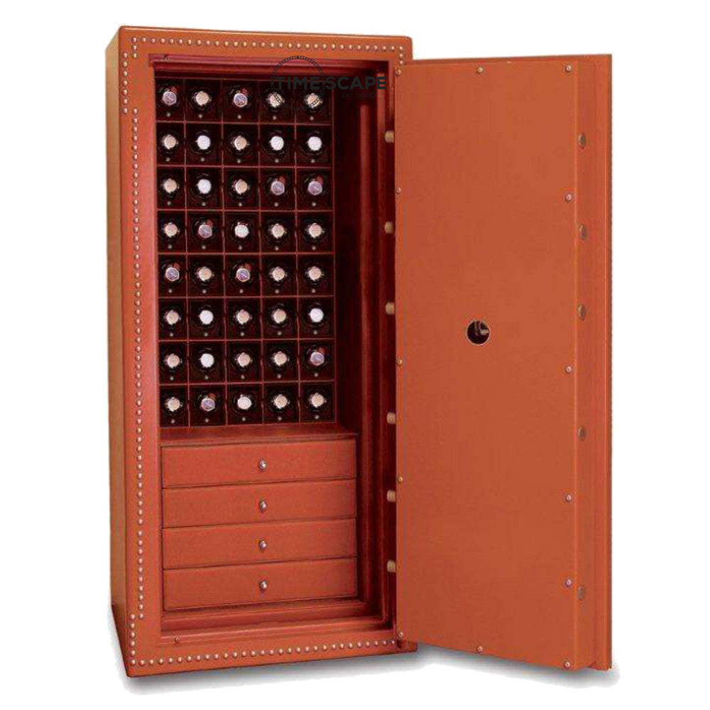 Underwood (London) - 40-Unit Safe in Tan Leather