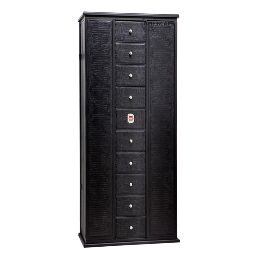 Underwood (London) - 40-Unit Biometric Cabinet in Brown Croco