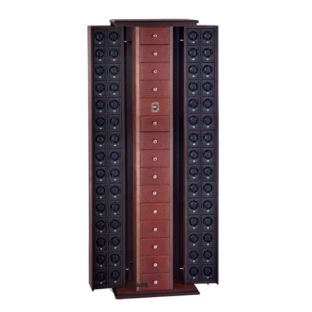 Underwood (London) - 60-Unit Biometric Cabinet in Brown Croco