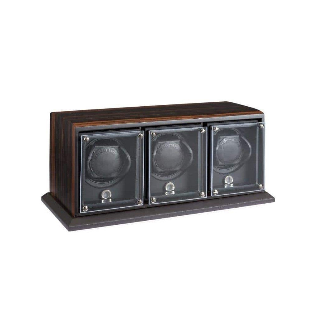 Underwood (London) - 3-Unit EVO Watch Winder in Macassar Wood