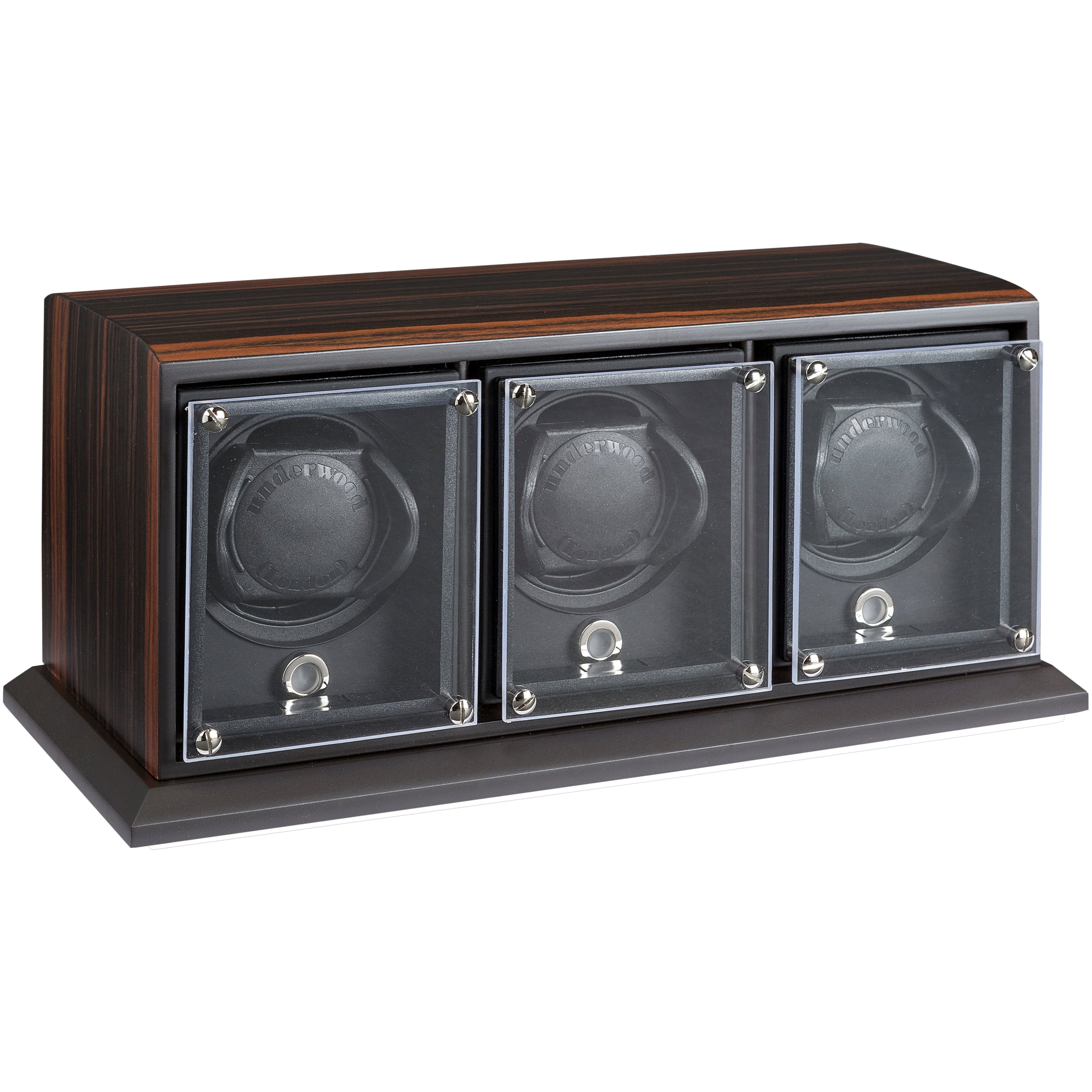 Underwood (London) - 3-Unit EVO Watch Winder in Macassar Wood