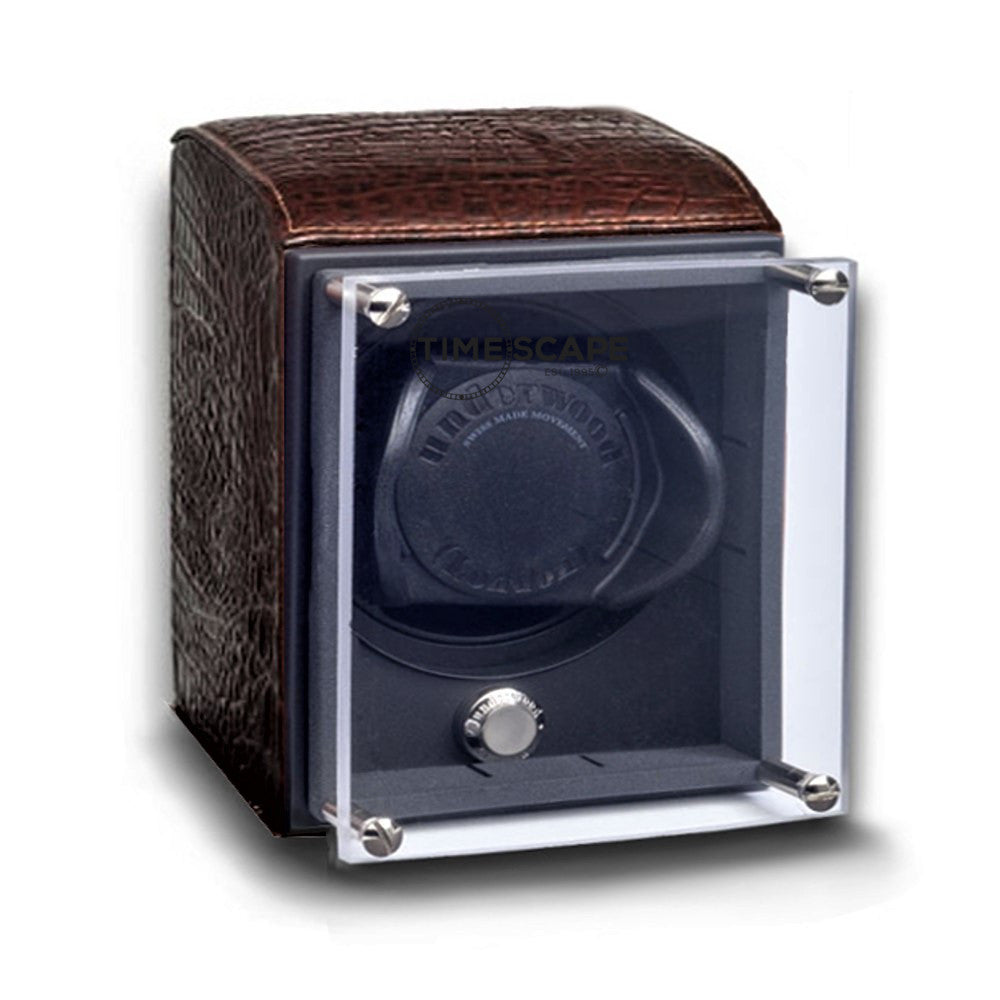 Underwood (London) - Single EVO Watch Winder in Brown Croco