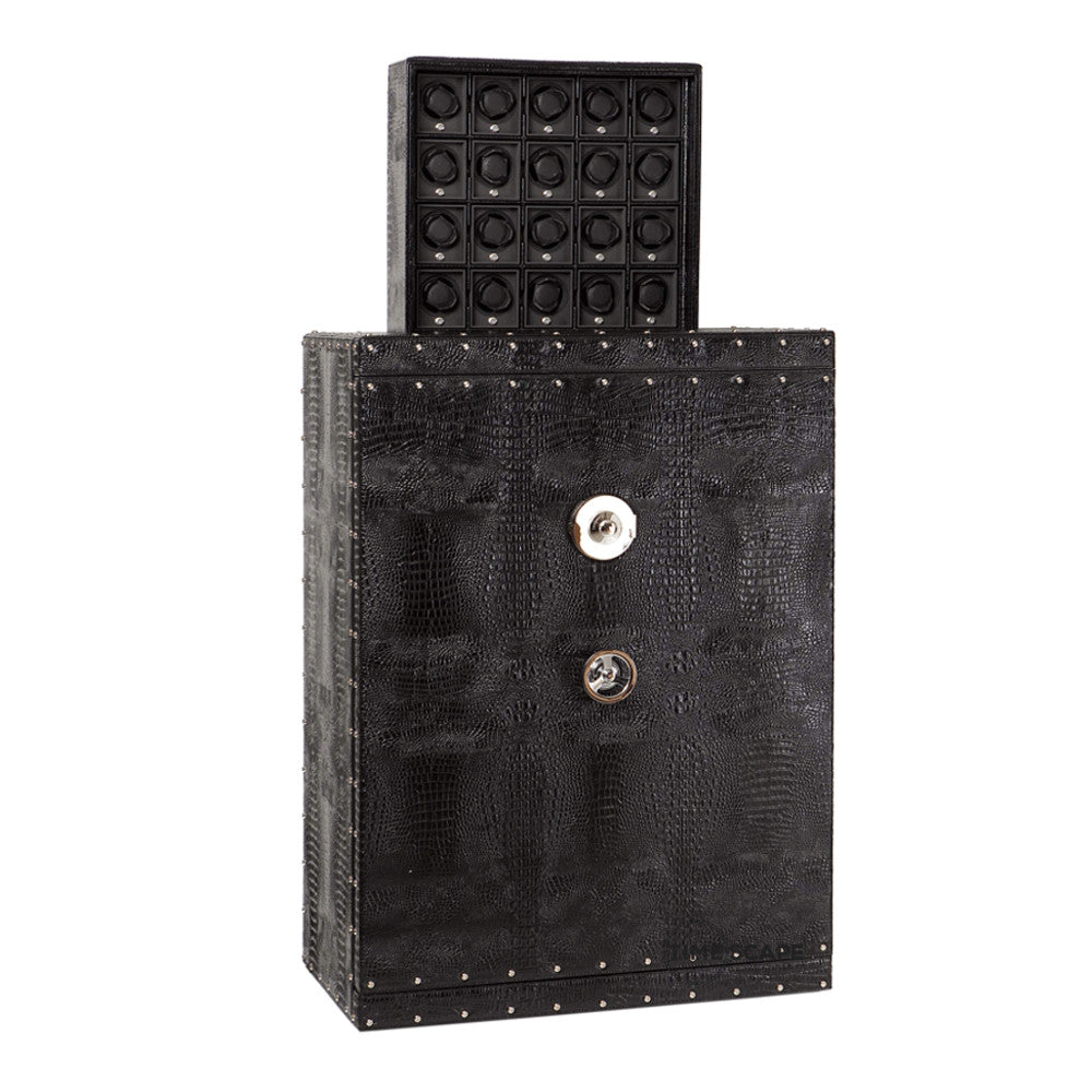 Underwood (London) - 25-Unit Concealed Safe in Black Croco