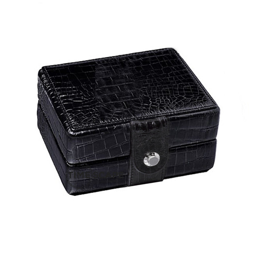 Underwood (London) - Single Watch Storage Case in Black Croco