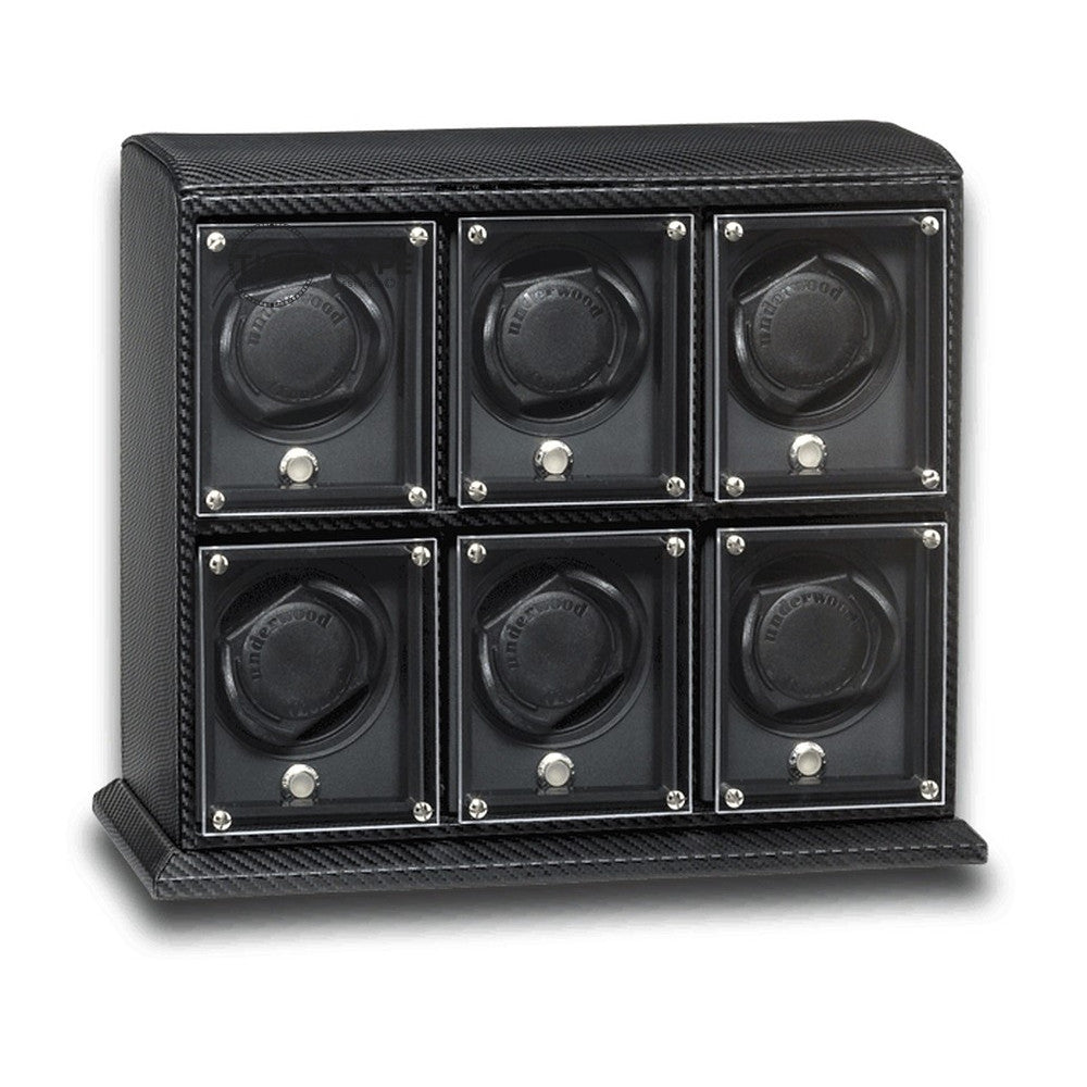 Underwood (London) - 6-Unit EVO Watch Winder in Carbon Fiber