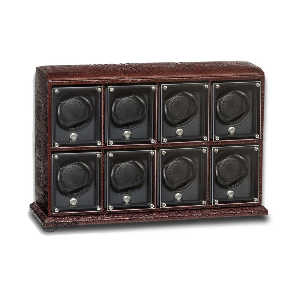 Underwood (London) - 8-Unit EVO Watch Winder in Brown Croco