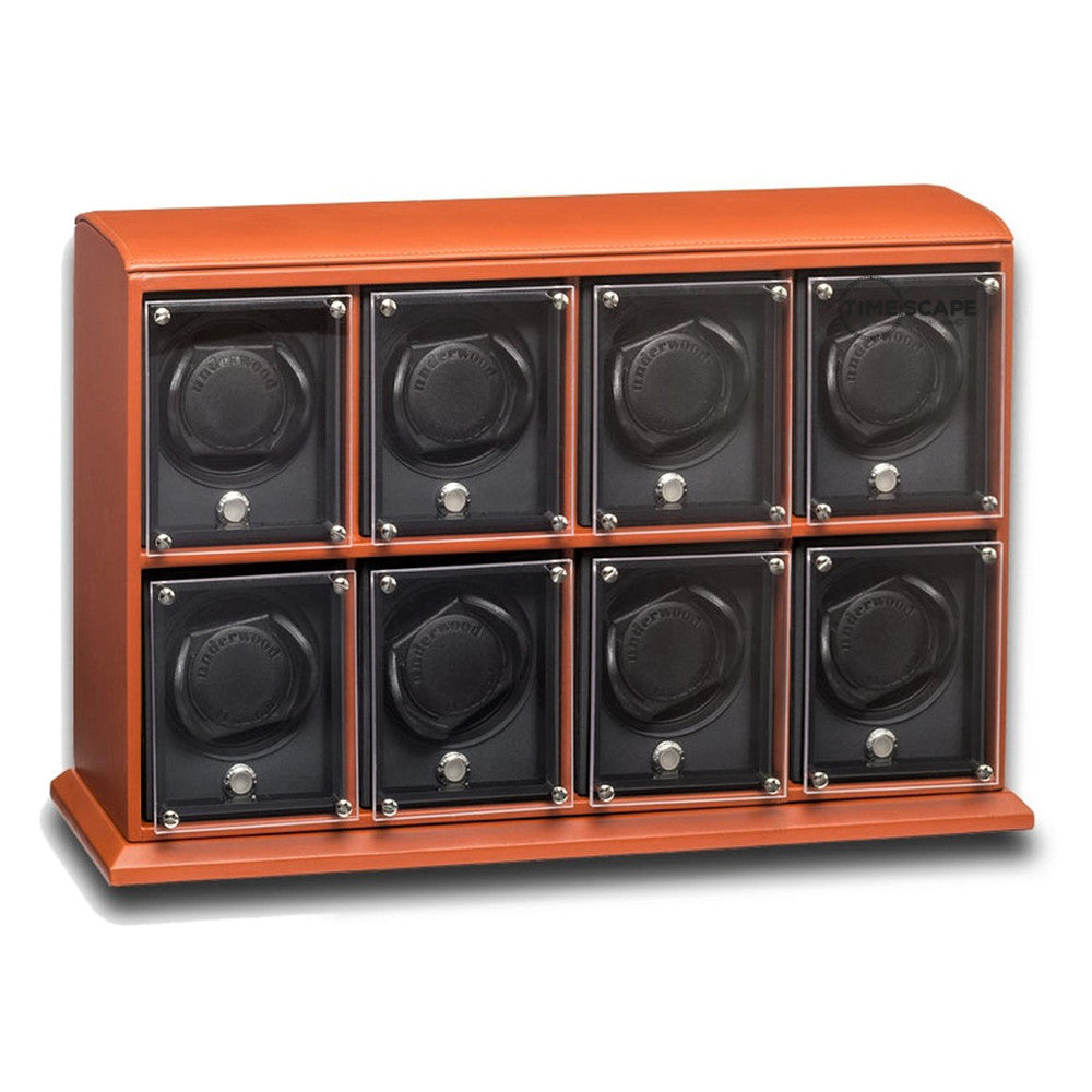 Underwood (London) - 8-Unit EVO Watch Winder in Tan Leather