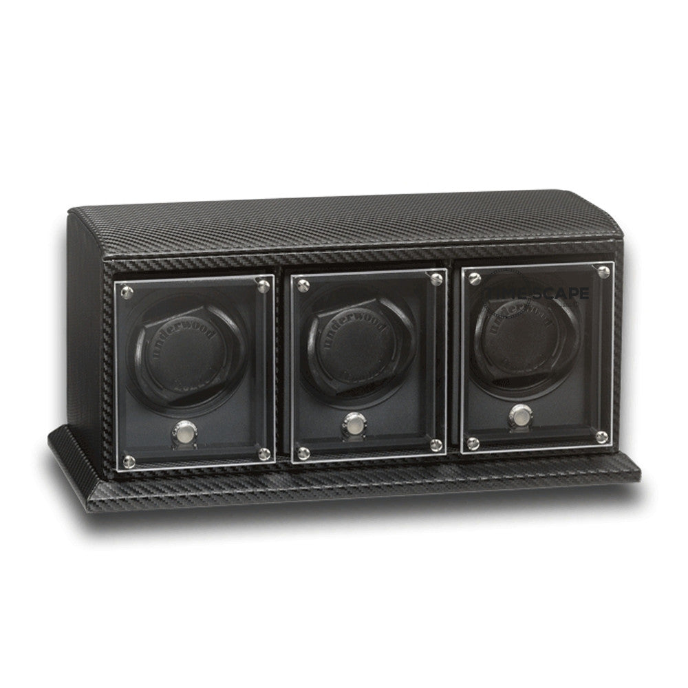 Underwood (London) - 3-Unit EVO Watch Winder in Carbon Fiber