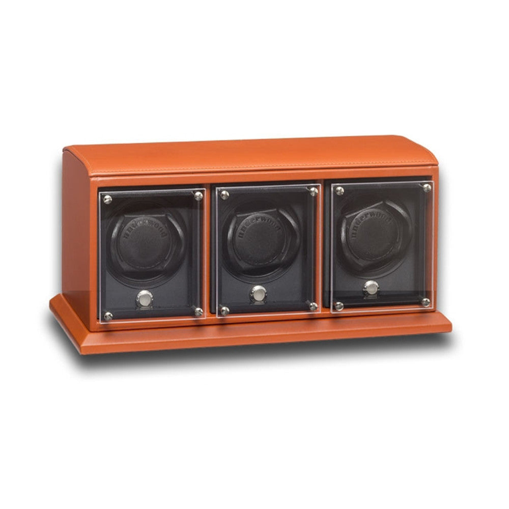 Underwood (London) - 3-Unit EVO Watch Winder in Tan Leather