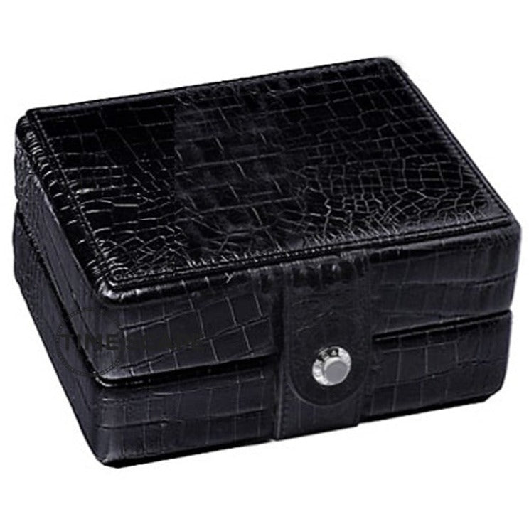 Underwood (London) - Single Watch Storage Case in Black Croco - Watchwindersplus