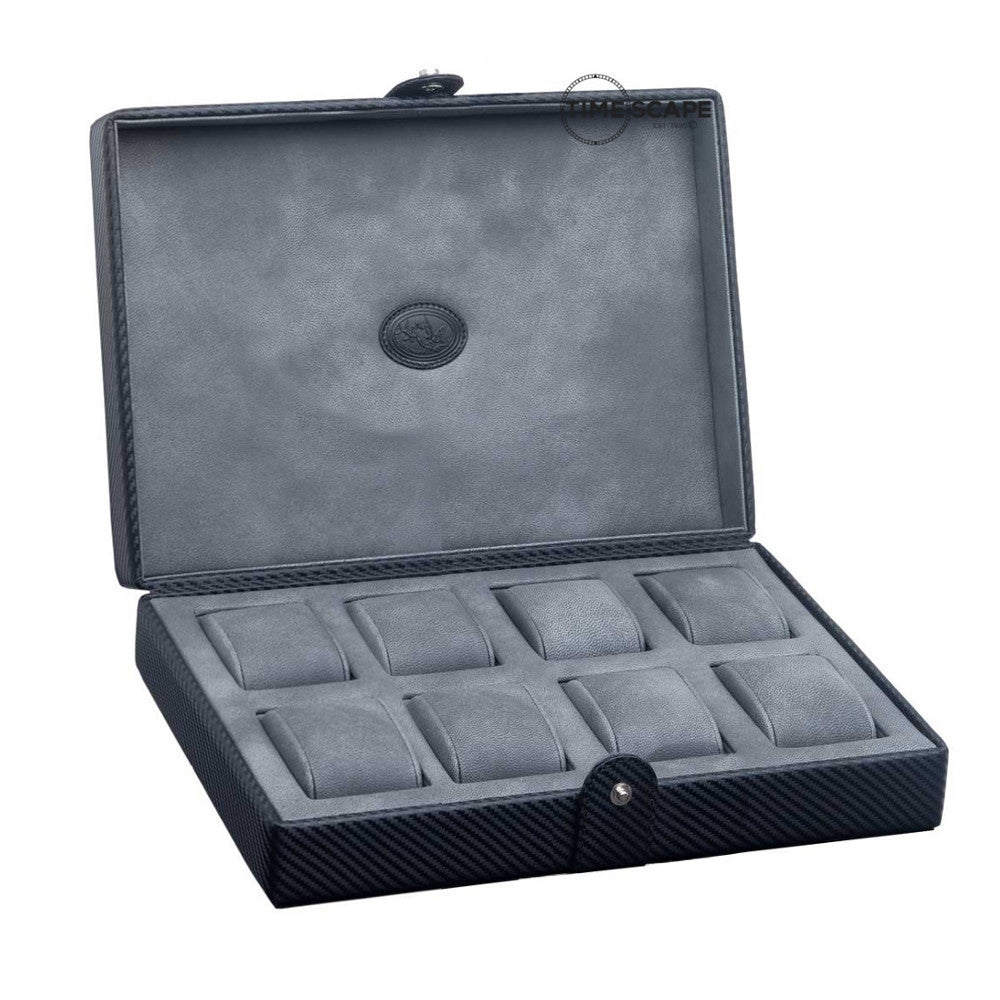 Underwood (London) - 8-Unit Watch Storage Case in Carbon Fiber - Watchwindersplus