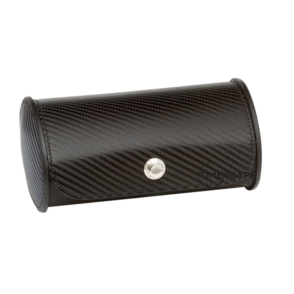 Underwood (London) - Double Round Watch Storage Case in Carbon Fiber - Watchwindersplus