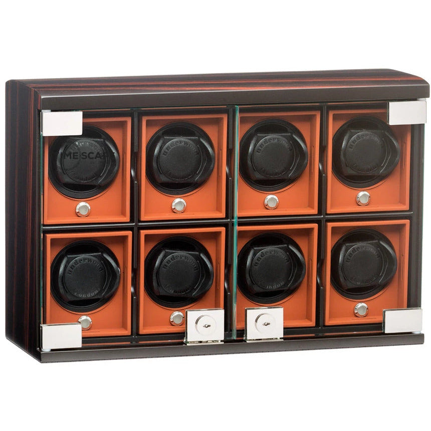 Underwood (London) - 8-Unit Classic Watch Winder in Macassar Wood - Watchwindersplus