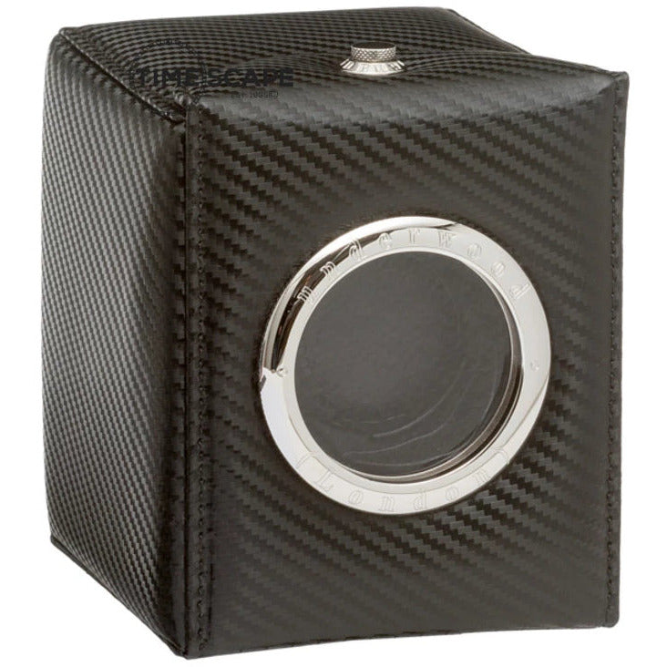 Underwood (London) - Single Classic Porthole Watch Winder in Carbon Fiber - Watchwindersplus