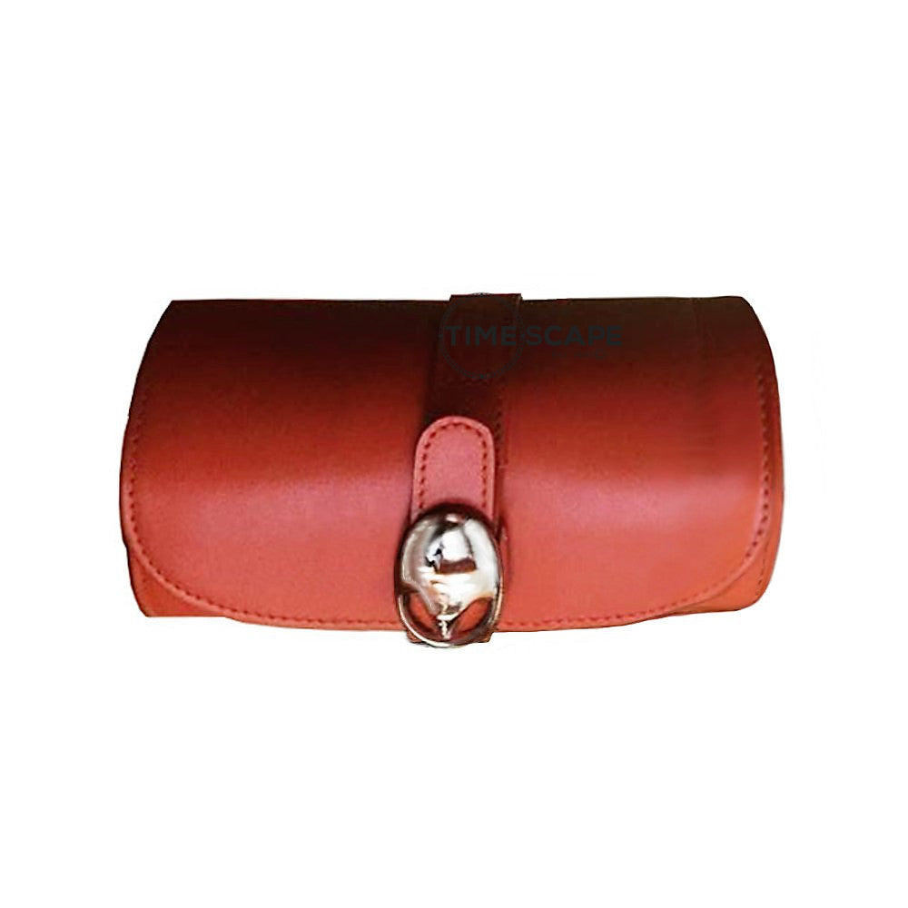 Underwood (London) - Small Watch Storage Roll in Tan Leather - Watchwindersplus