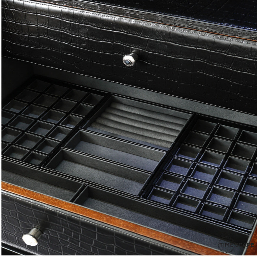 Underwood (London) - 25-Unit Safe in Black Leather