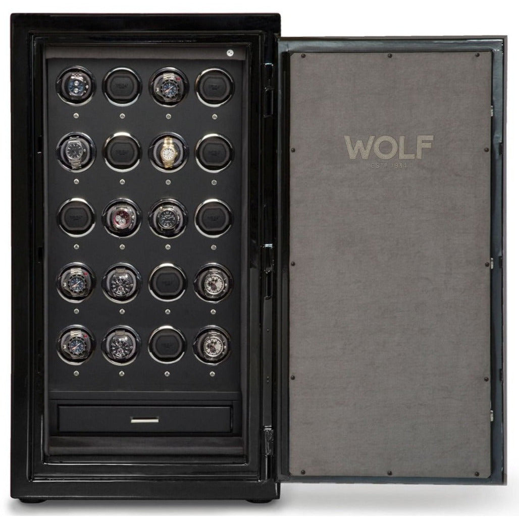 Wolf - 1834 Atlas 20-unit Watch Winding Safe | 492064 - Watchwindersplus