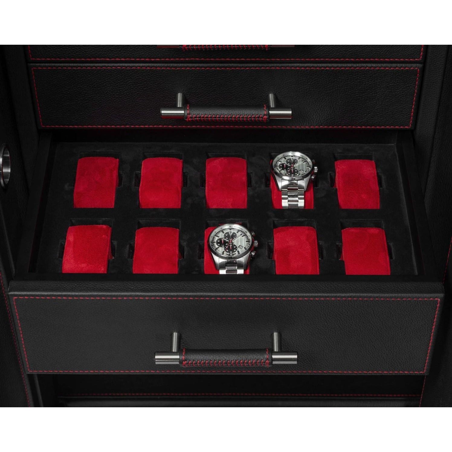 Wolf - Churchill 16-unit Watch Winding Safe | 481603 - Watchwindersplus