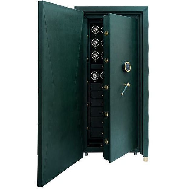 Wolf - Churchill British Racing Green 16-unit Watch Winding Safe | 481641 - Watchwindersplus