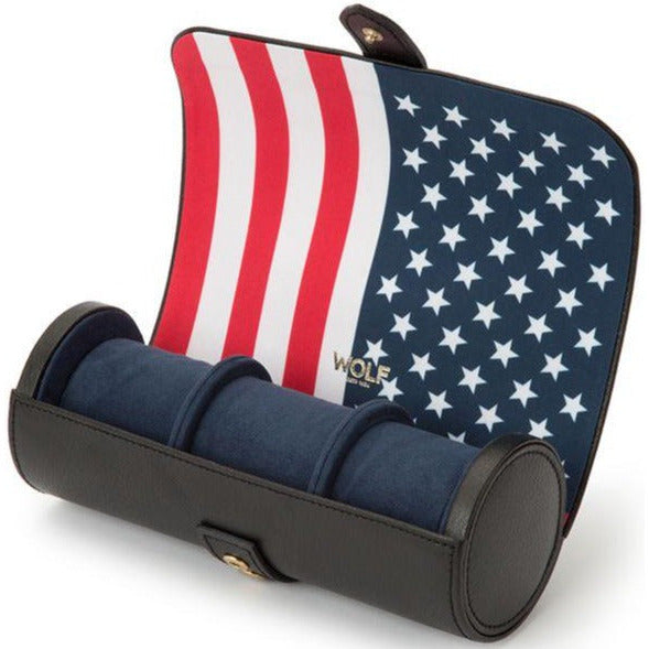Wolf - Navigator Triple Watch Roll | 470904 - Watchwindersplus