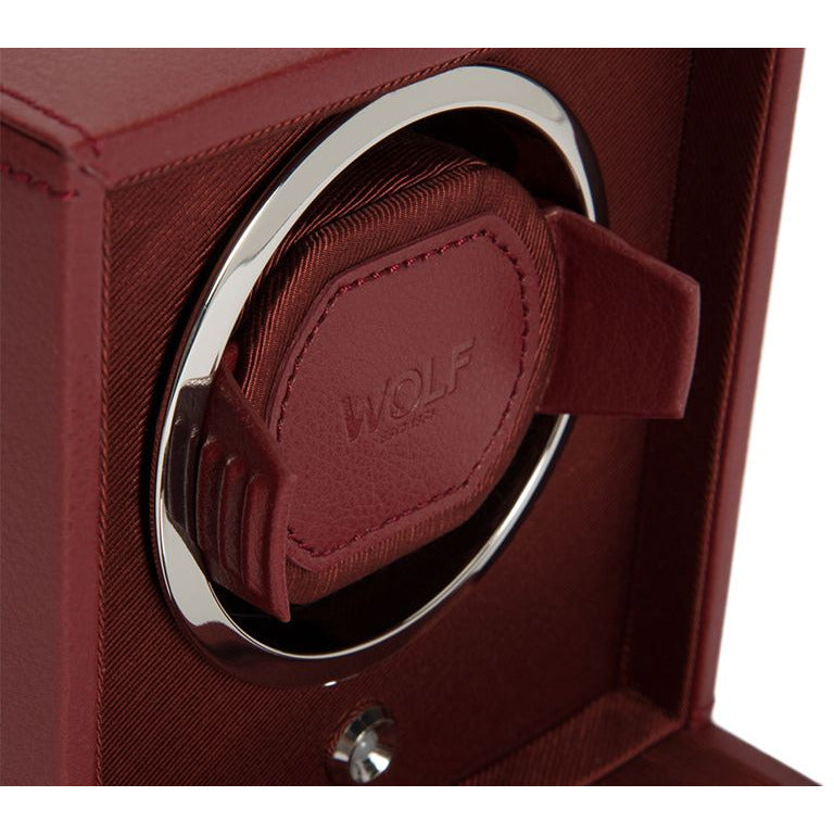 Wolf - Cub Single Watch Winder w Cover | 461126 - Watchwindersplus