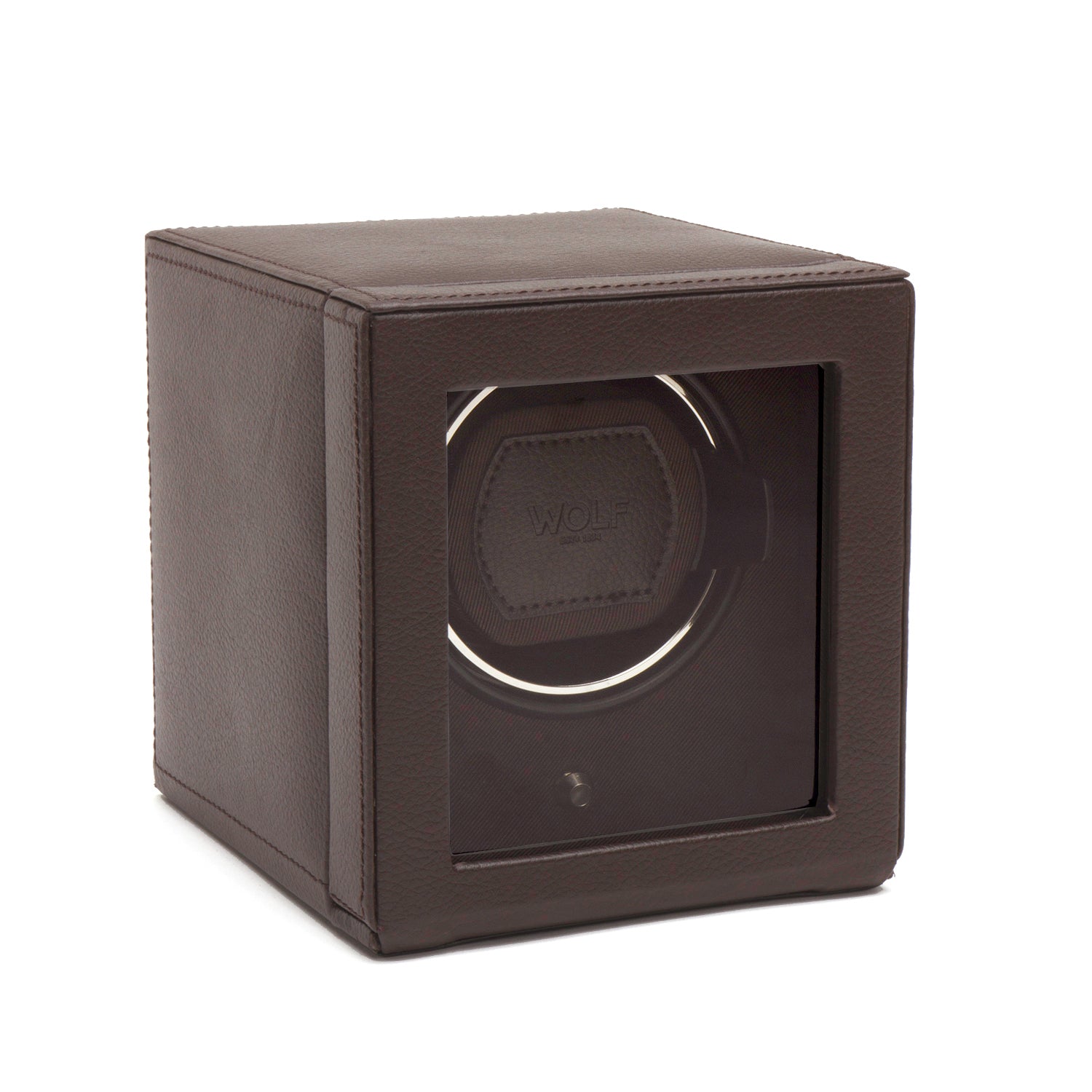 Wolf - Cub Single Watch Winder w Cover | 461106 - Watchwindersplus