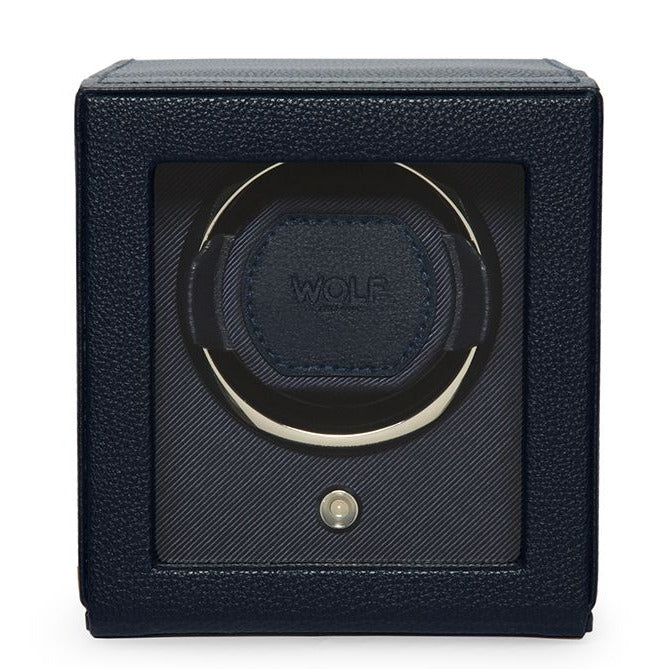 Wolf - Cub Single Watch Winder w Cover | 461117 - Watchwindersplus