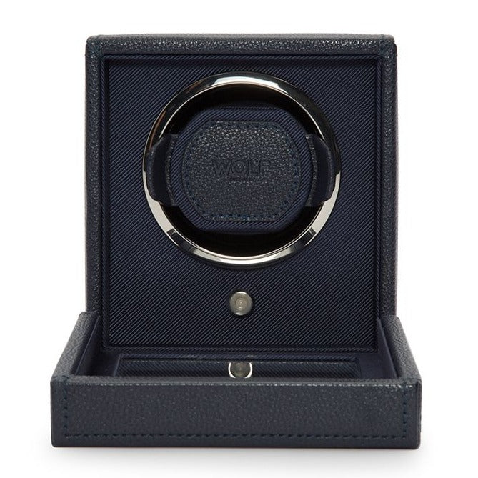 Wolf - Cub Single Watch Winder w Cover | 461117 - Watchwindersplus