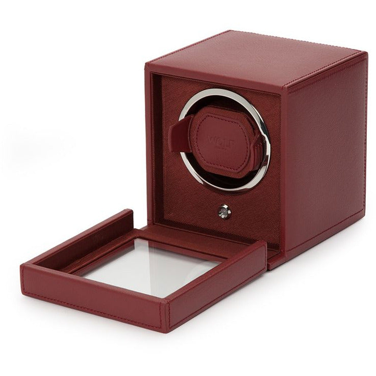 Wolf - Cub Single Watch Winder w Cover | 461126 - Watchwindersplus