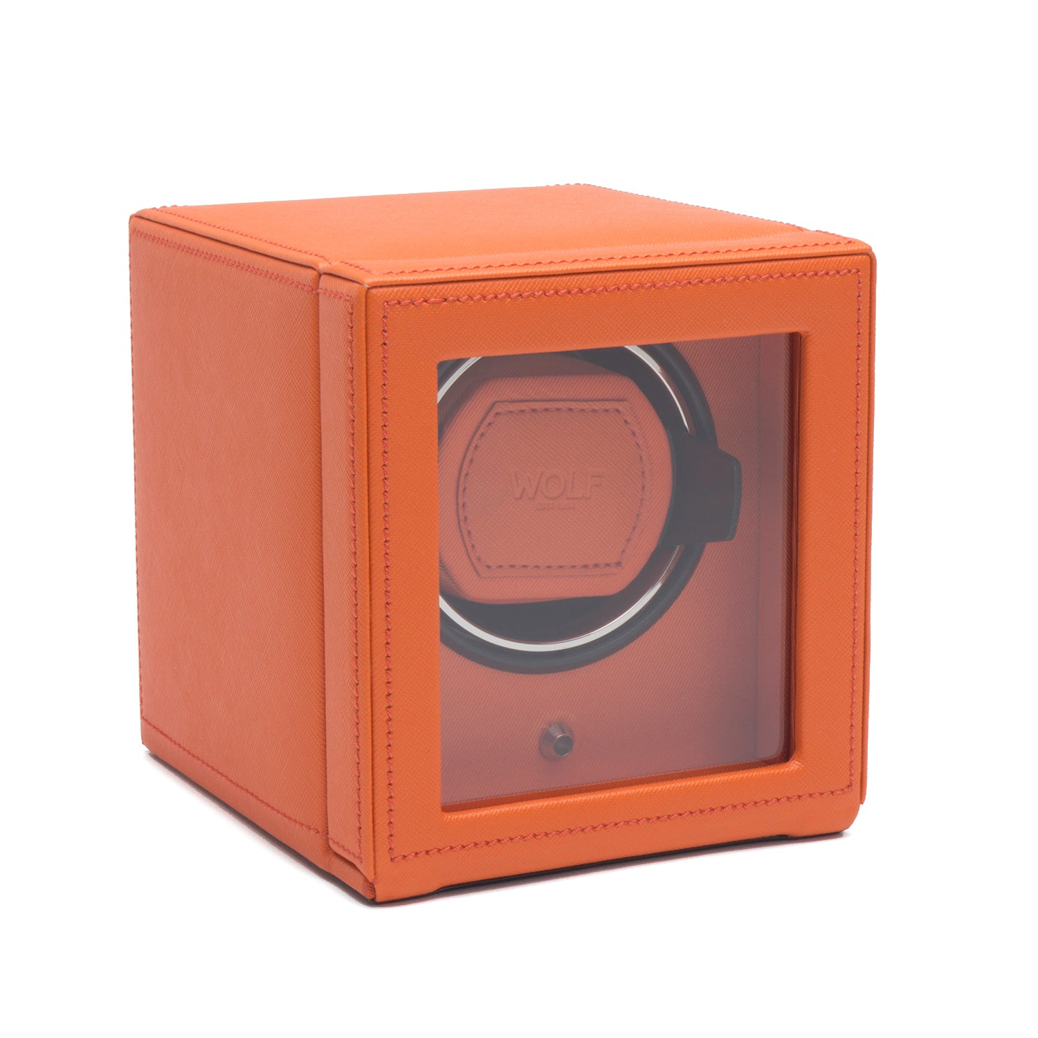 Wolf - Cub Single Watch Winder w Cover | 461139 - Watchwindersplus