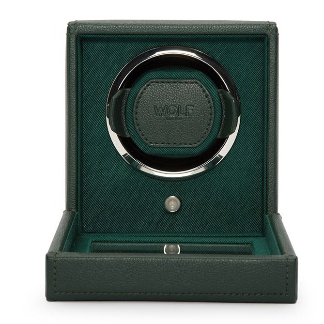 Wolf - Cub Single Watch Winder w Cover | 461141 - Watchwindersplus