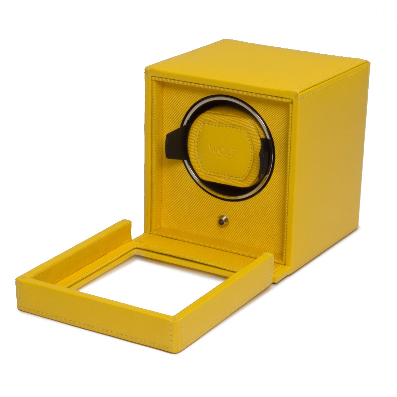 Wolf - Cub Single Watch Winder w Cover | 461192 - Watchwindersplus