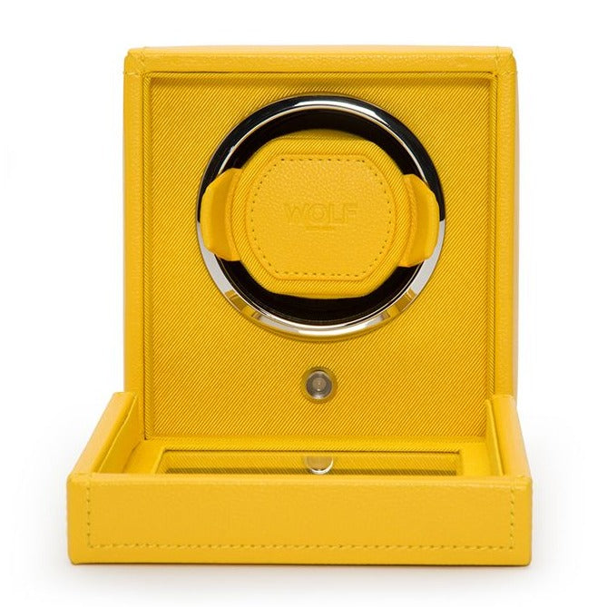 Wolf - Cub Single Watch Winder w Cover | 461192 - Watchwindersplus