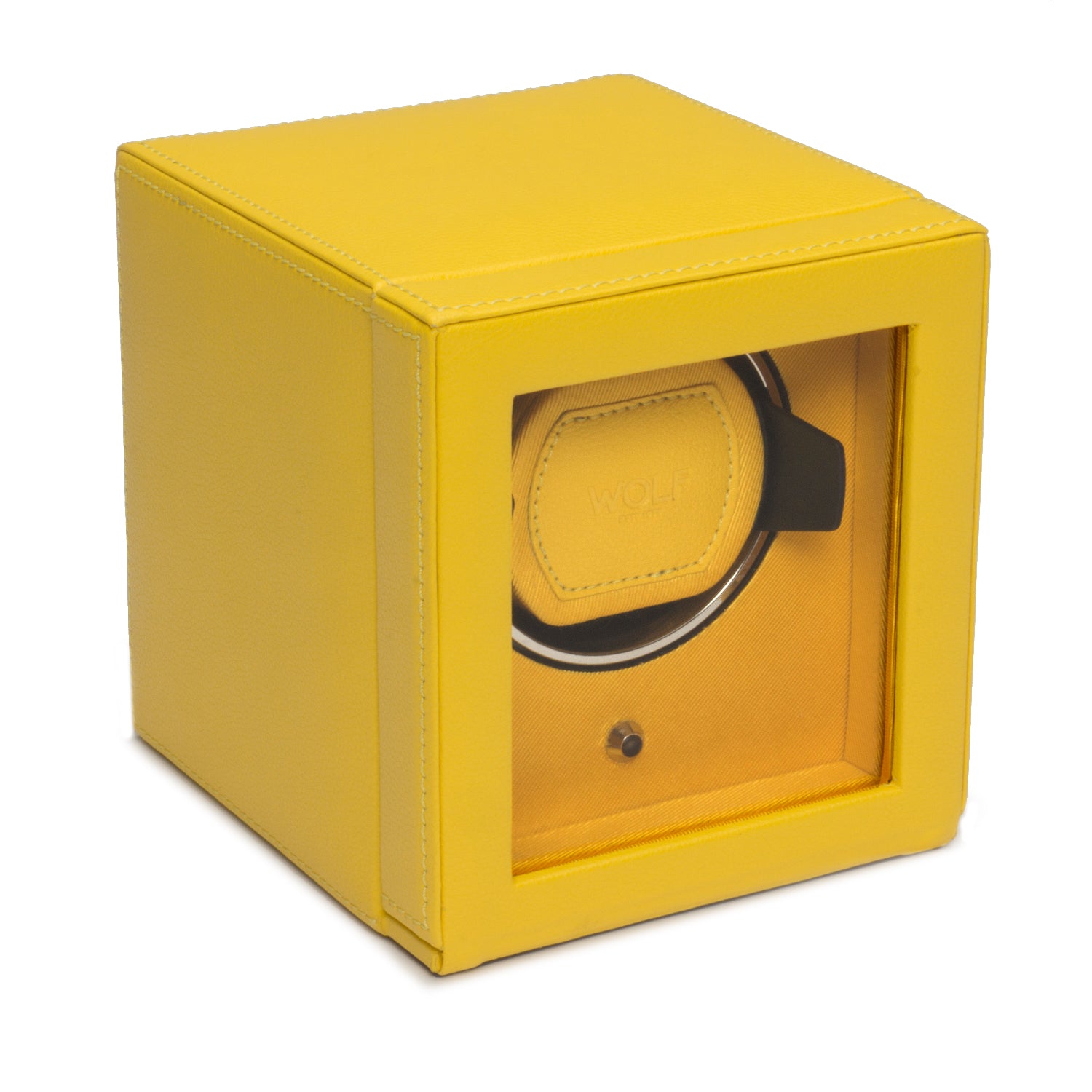 Wolf - Cub Single Watch Winder w Cover | 461192 - Watchwindersplus